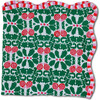 Pomegranate Tablecloth Large 72"x108", Green & Pink - Tabletop - 1 - thumbnail