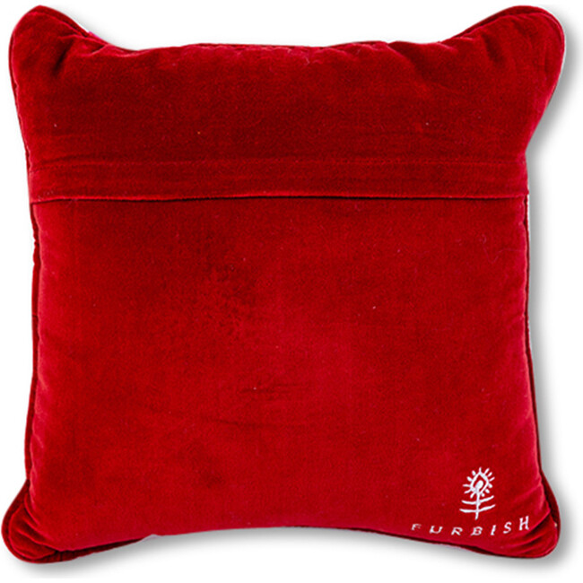 I Tried Needlepoint Pillow, Pink, Red