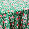 Pomegranate Round Tablecloth, Green & Pink - Tabletop - 3 - thumbnail