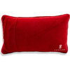 Check it Twice Needlepoint Pillow, Red, White - Decorative Pillows - 3