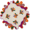 Fall Cocktail Napkin Set of 6, Green, Orange, Purple, White, Brown - Tabletop - 3 - thumbnail