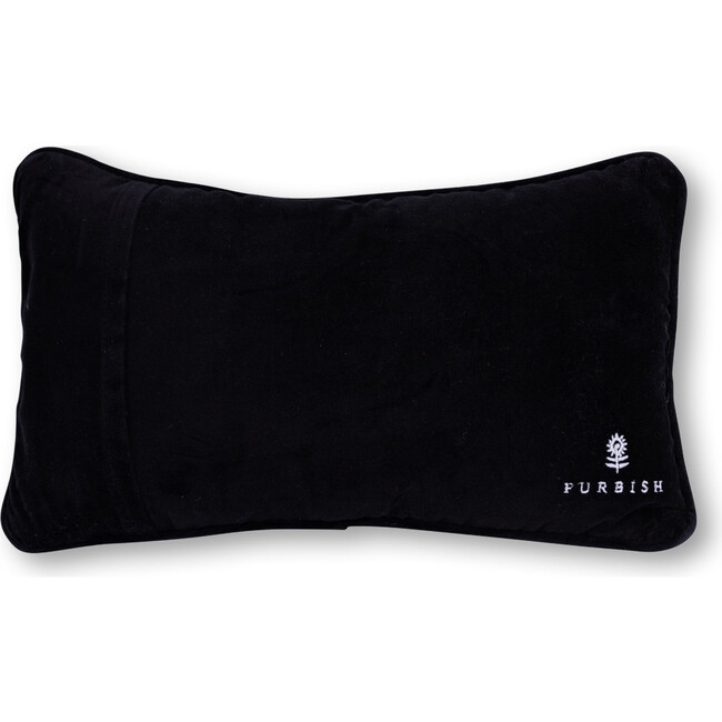 Bad Witch Energy Needlepoint Pillow, Green, Black - Decorative Pillows - 4