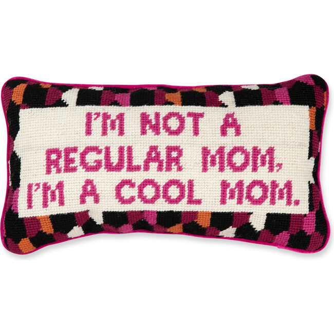 Cool Mom Needlepoint Pillow