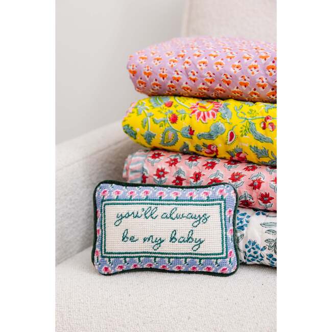 Be My Baby Mini Needlepoint Pillow