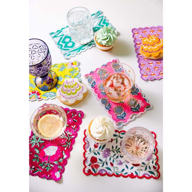 Ambroeus Cocktail Napkins, Set of 6 - Tabletop - 3