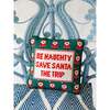Be Naughty Needlepoint Pillow - Decorative Pillows - 2 - thumbnail