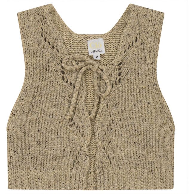 Knit Vest Sandstorm Mix