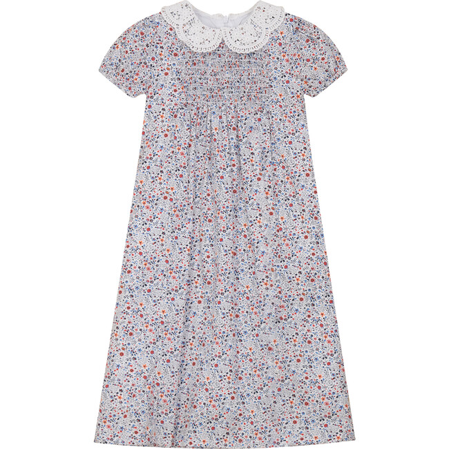 Tone on Tone Floral Dress White/Multi Floral