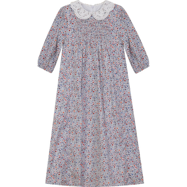 Tone on Tone Floral Dress White/Multi Floral