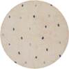 Dotted Washable Organic Cotton Rug, Blue - Rugs - 1 - thumbnail
