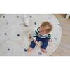 Dotted Washable Organic Cotton Rug, Blue - Rugs - 4