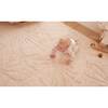 Floral Field Washable Wool Area Rug, Pink - Rugs - 5 - thumbnail