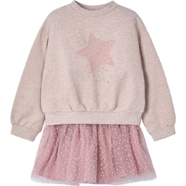 Girl Tulle Skirt and Jumper Set, Pink