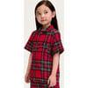Children's Brushed Twill Short Set in Imperial Tartan - Pajamas - 3 - thumbnail