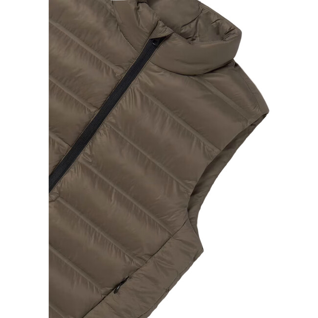 Boy Lightweight Padded Vest, Brown