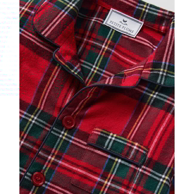 Children's Brushed Twill Short Set in Imperial Tartan - Pajamas - 6