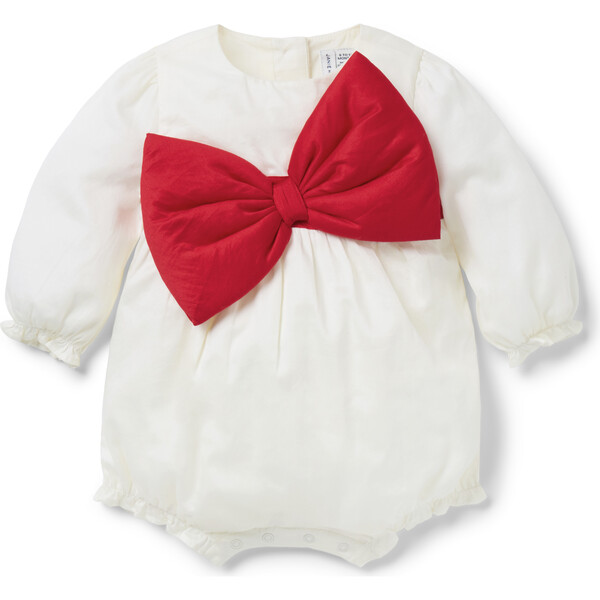 The Bow-Ment Baby Romper - Janie and Jack Swim | Maisonette