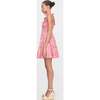 The Ribbon Charlotte Nap Dress, Pink Palm Ikat - Dresses - 4 - thumbnail