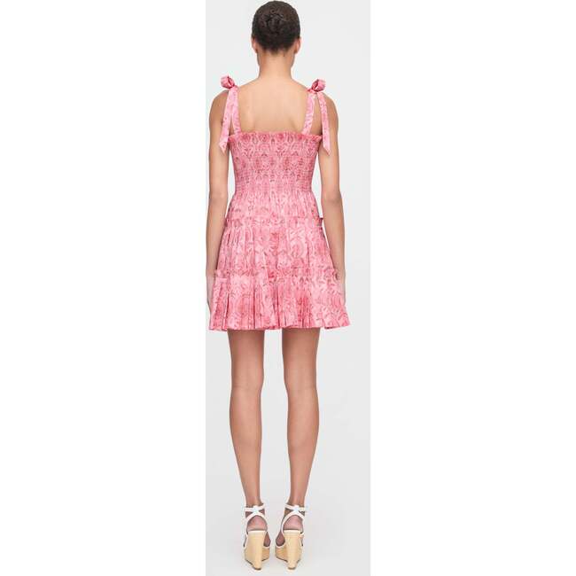 The Ribbon Charlotte Nap Dress, Pink Palm Ikat - Dresses - 5