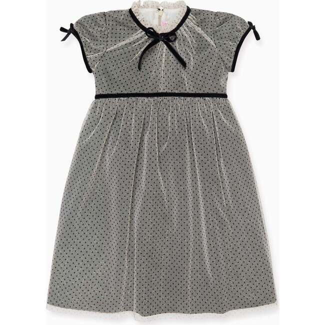 Black Polka Dot Palomina Girl Empire Dress