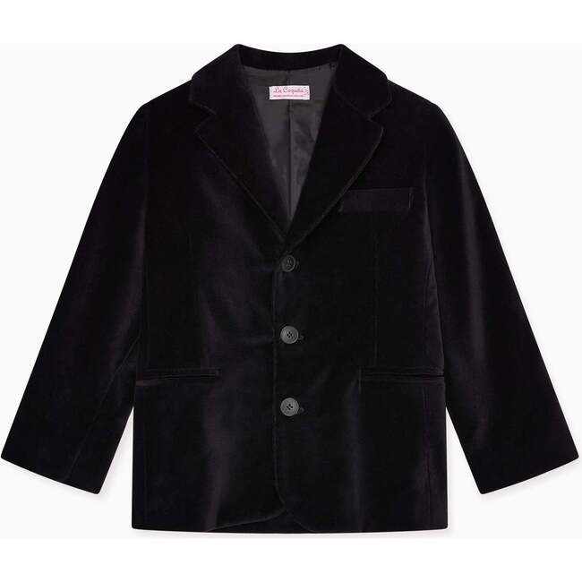 Black Fiesta Velvet Boy Jacket