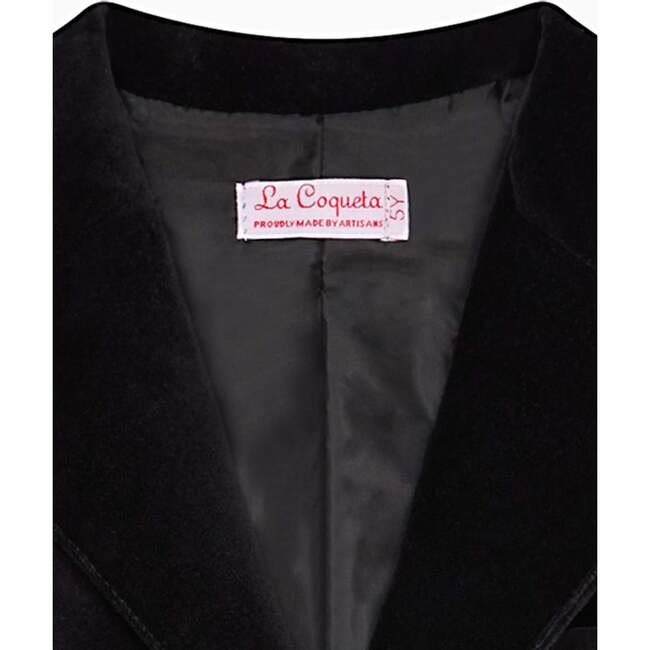 Black Fiesta Velvet Boy Jacket - Jackets - 3