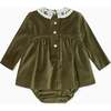 Green Antonella Velvet Baby Girl Set - Mixed Apparel Set - 4