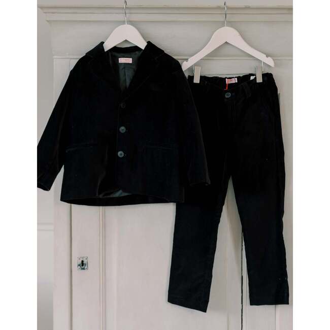 Black Fiesta Velvet Boy Jacket - Jackets - 5