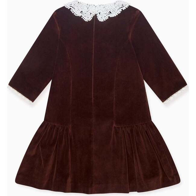 Chocolate Josefana Velvet Girl Drop Waist Dress - Dresses - 4