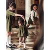 Green Antonella Velvet Baby Girl Set - Mixed Apparel Set - 5