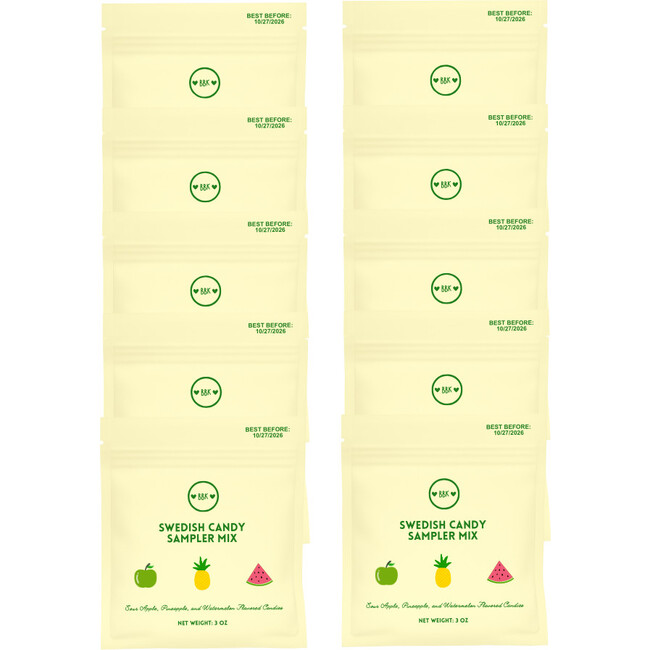 Swedish Candy Sampler Mix - Party Pack, Yellow