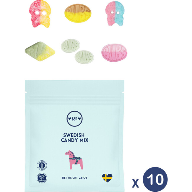 Swedish Candy Sampler Mix, With BUBS - Party Pack