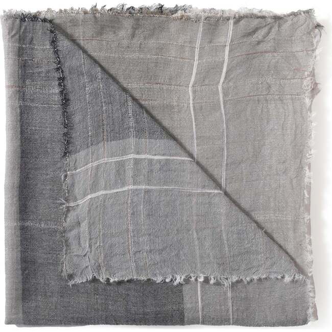 The Gia - Lightweight Gray Scarf - Scarves - 3