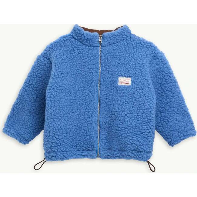 Children's Wool Bomber Jacket, Ice Blue
