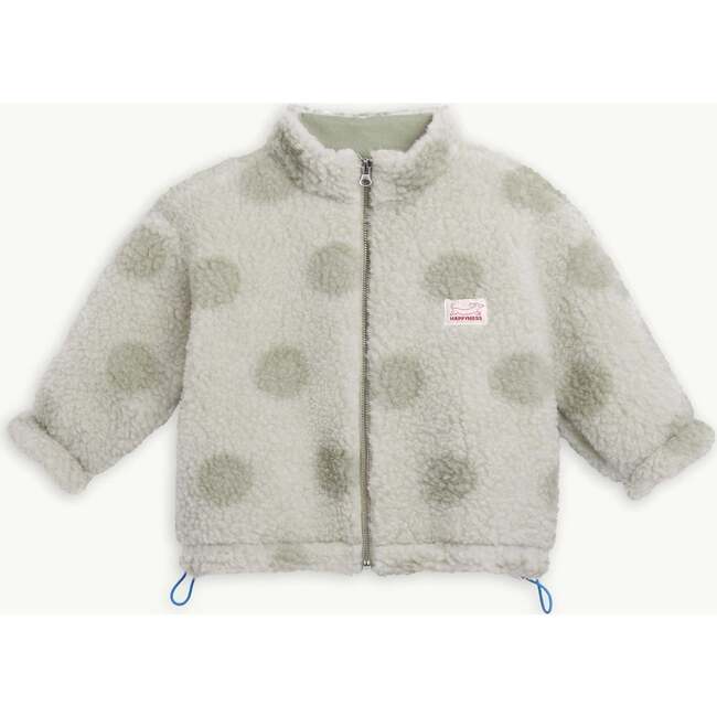 Children's Wool Bomber Jacket, Polka Dots