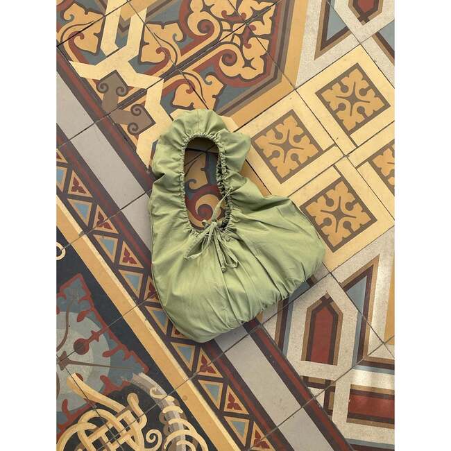 Scrunchie Bag, Green Tea