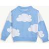 Children's Wool Blend Sweater, Cloudy - Sweaters - 1 - thumbnail