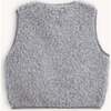 Children's Merino Wool Vest, Stone Grey - Vests - 2