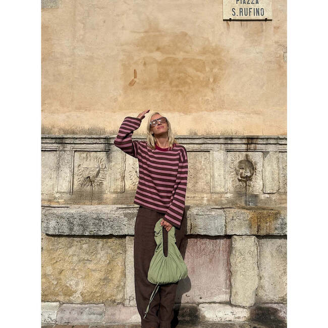 Scrunchie Bag, Green Tea - Bags - 3