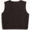 Children's Merino Wool Vest, Chocolate Brown - Vests - 2