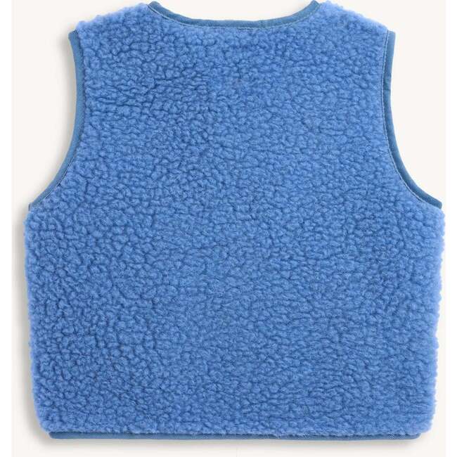 Children's Merino Wool Vest, Ice Blue