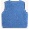 Children's Merino Wool Vest, Ice Blue - Vests - 2