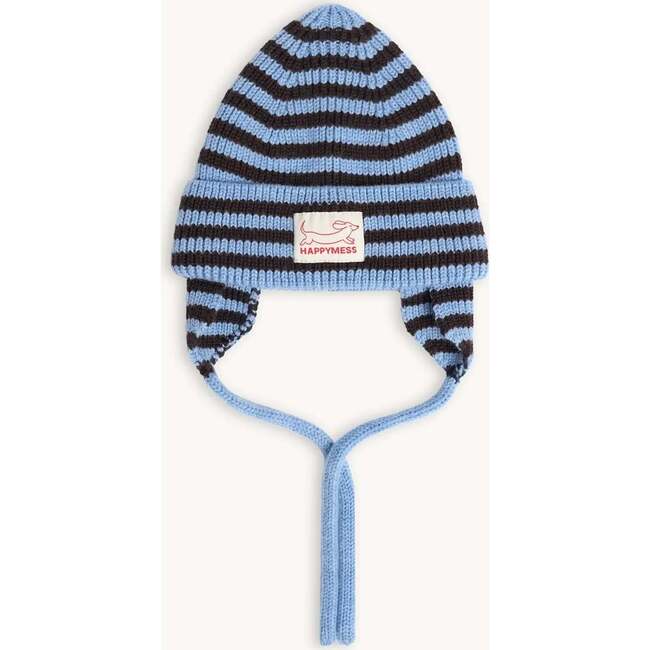 Children's Merino Wool Cap, Choco Stripes