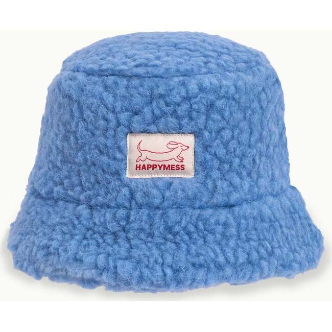 Children's Merino Wool Bucket Hat, Ice Blue