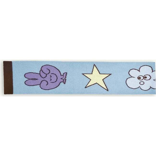 Children's Merino Wool Scarf, Fun Icons