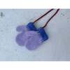 Children's Merino Wool Mittens, Lilac Ice - Mitts - 2 - thumbnail
