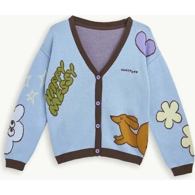 Children's Cotton Cardigan, Fun Icons