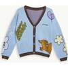 Children's Cotton Cardigan, Fun Icons - Sweaters - 1 - thumbnail