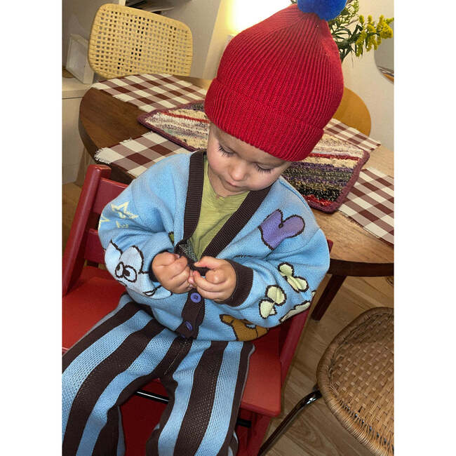 Children's Cotton Cardigan, Fun Icons