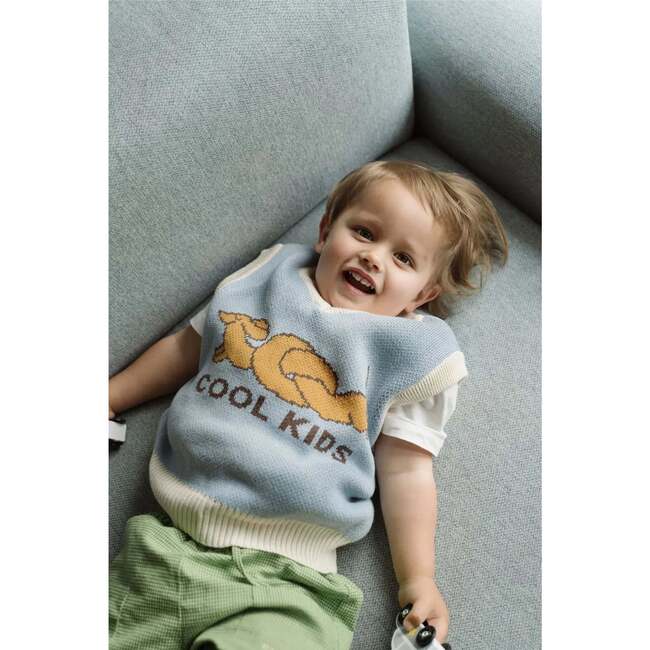 Children's Cotton Vest, Twisted Dog - Vests - 3